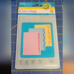 Cuttlebug Embossing Borders Set Pop Culture NEW